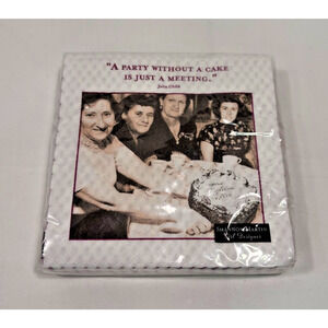 Brand New sealed Shannon Martin Party Without Cake Novelty Cocktail Napkins